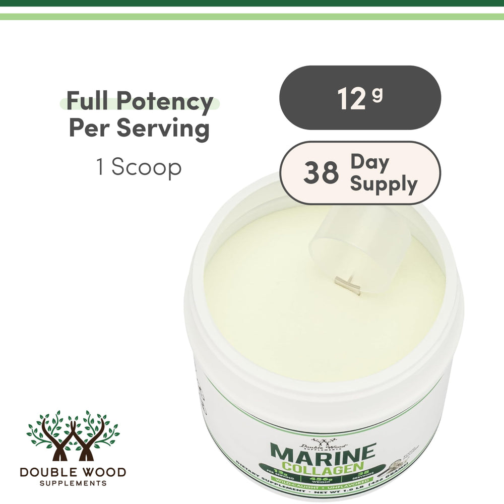 No fillers label for marine collagen powder