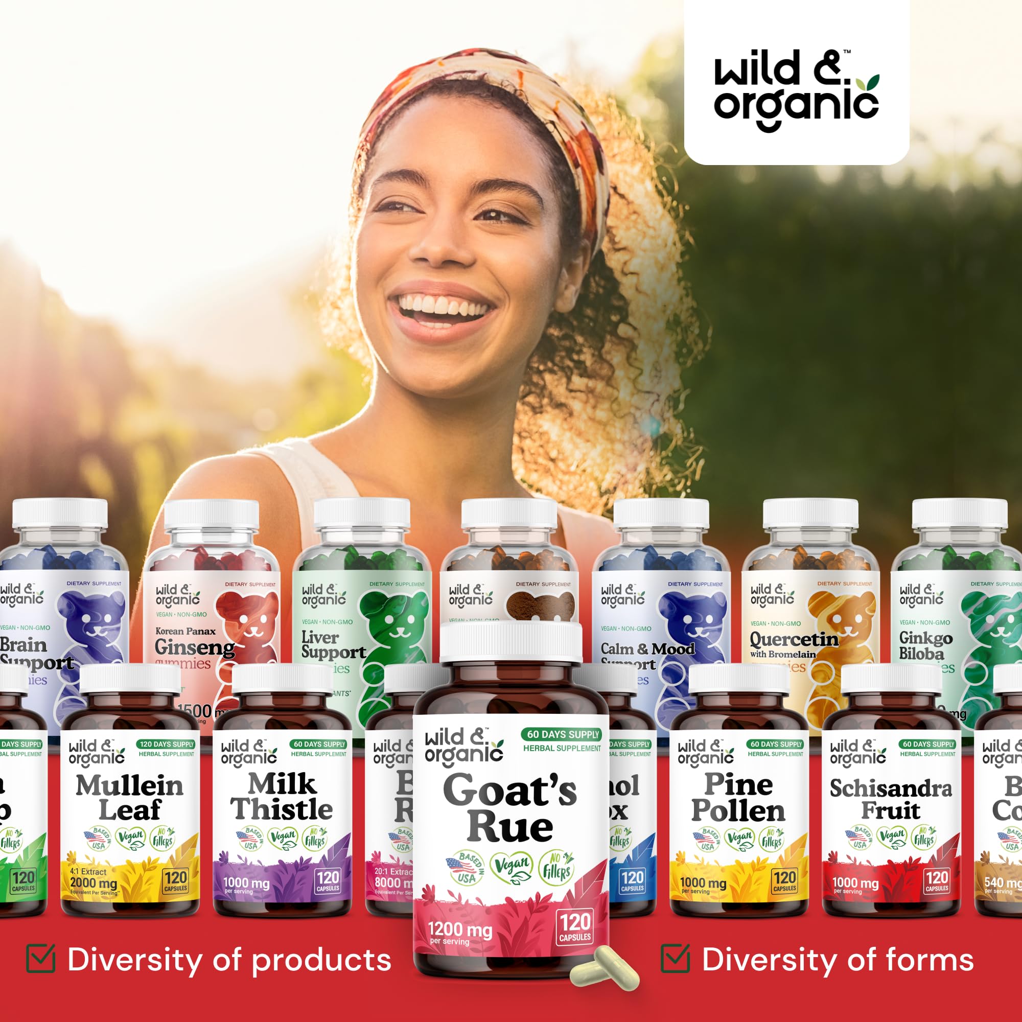 Badge indicating no fillers and non-GMO ingredients