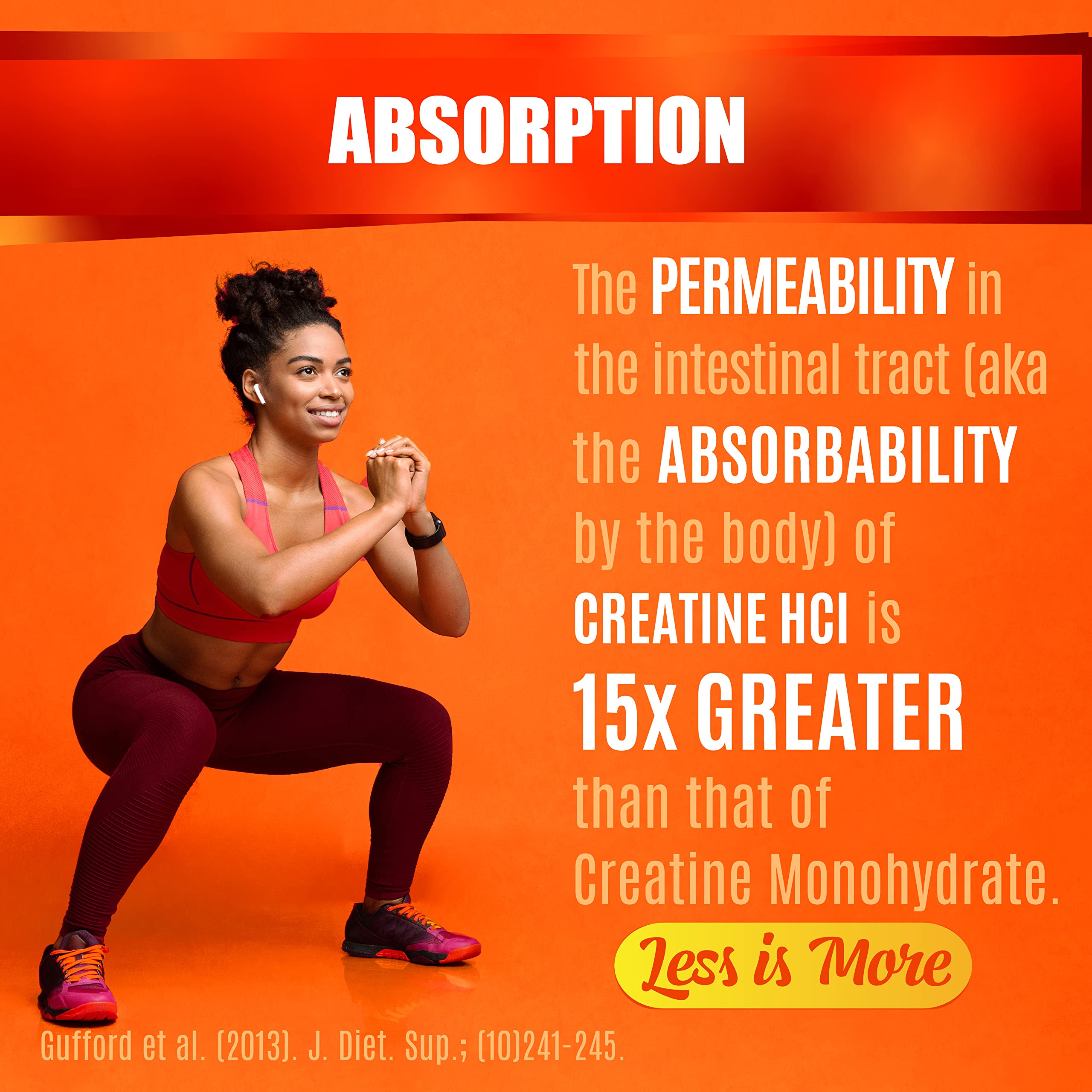 Infographic highlighting no loading and no bloating benefits