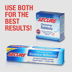 Flavor-free denture adhesive that does not alter food taste