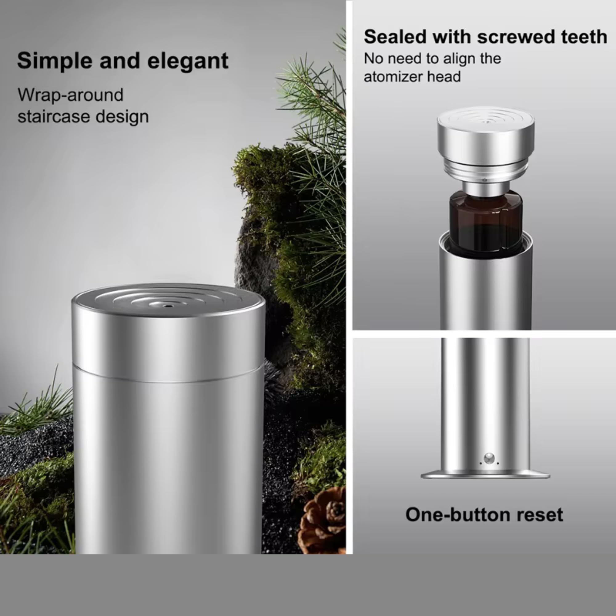 No-water diffusion technology preserving oil potency