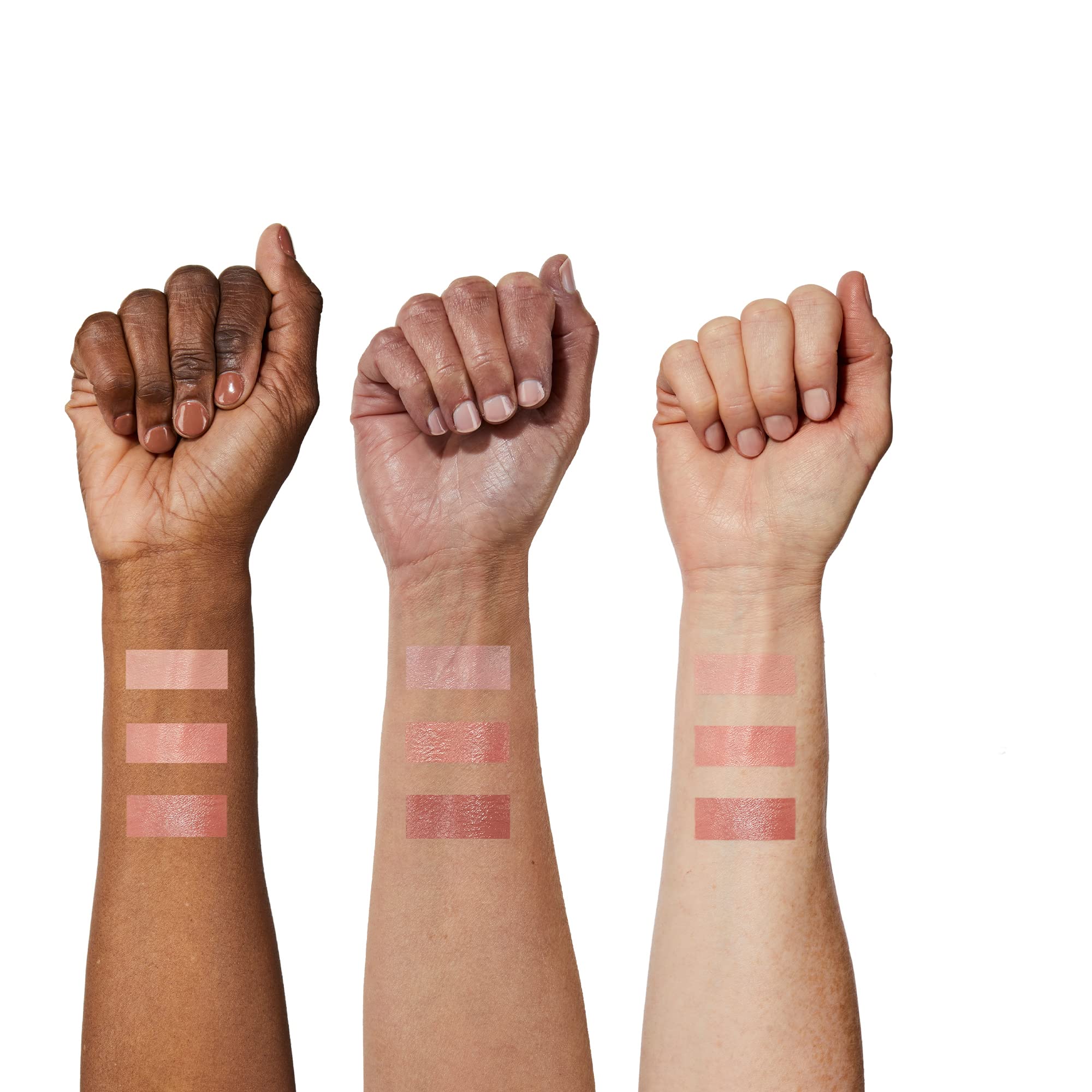 No7 dual-action tint cream texture blending on lips and cheeks.