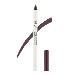 No7 Stay Perfect Eye Pencil purple precision tip for clean, defined lines.