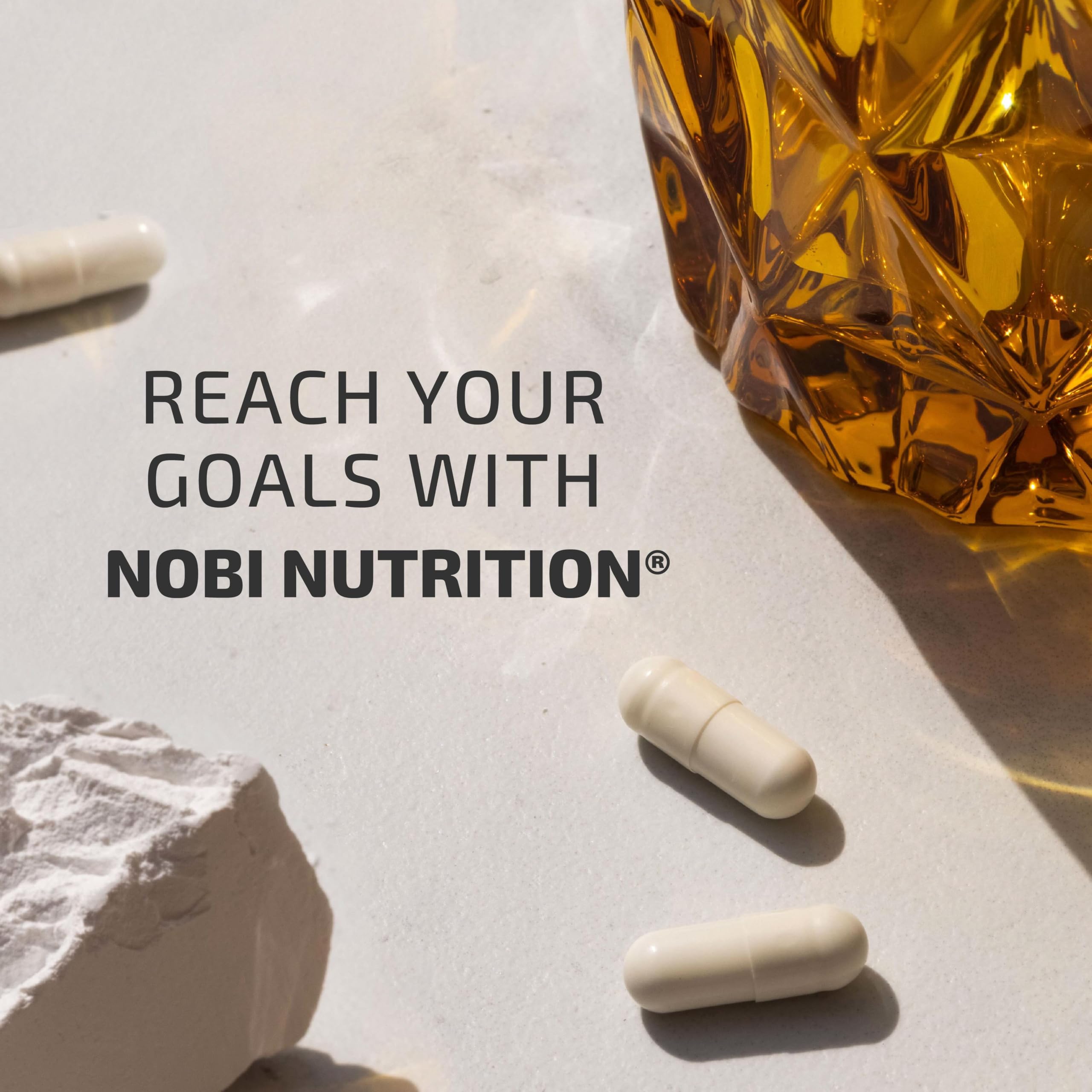 Nobi Nutrition quality seal representing cGMP manufacturing standards