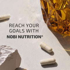 Nobi Nutrition quality seal representing cGMP manufacturing standards