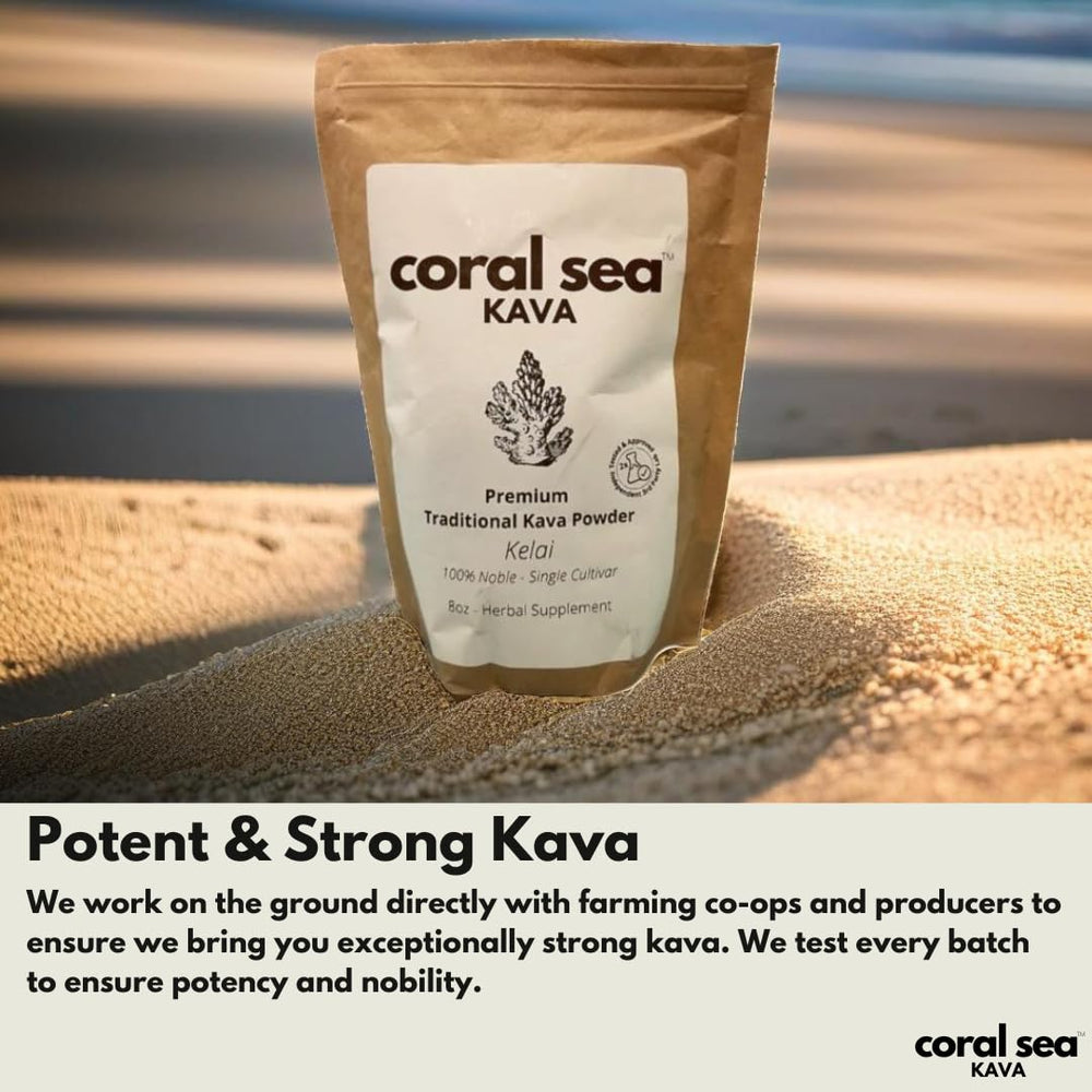 Noble kava roots harvested in Vanuatu