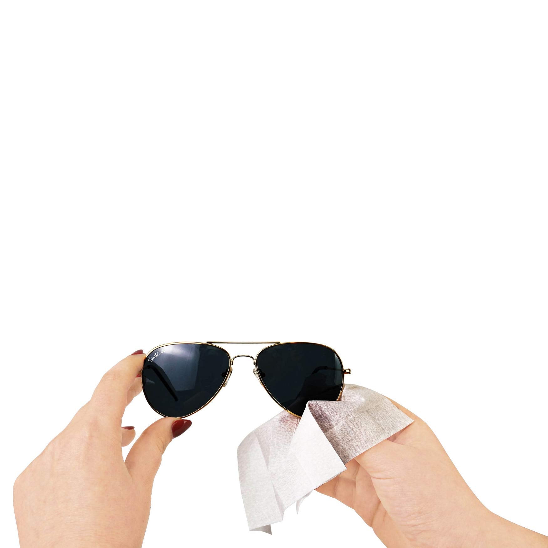 Noble lens wipe cleaning camera lens