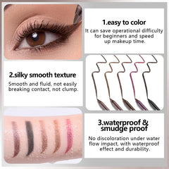 Noerrors metallic brown gel eyeliner pencil with subtle shimmer for depth.