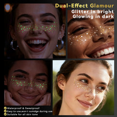 Noerrors glitter freckles tattoos waterproof and sweatproof wear.