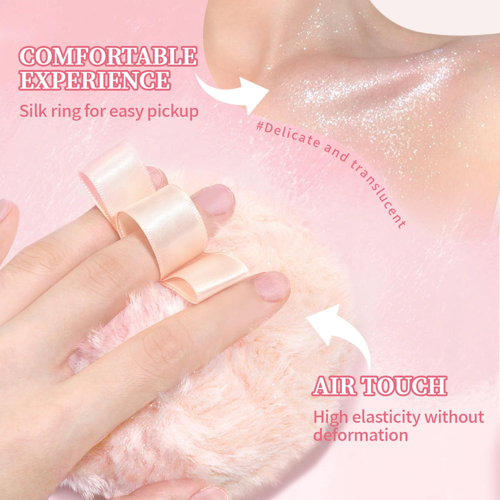 Noerrors glitter on face body patting creates skin shimmer
