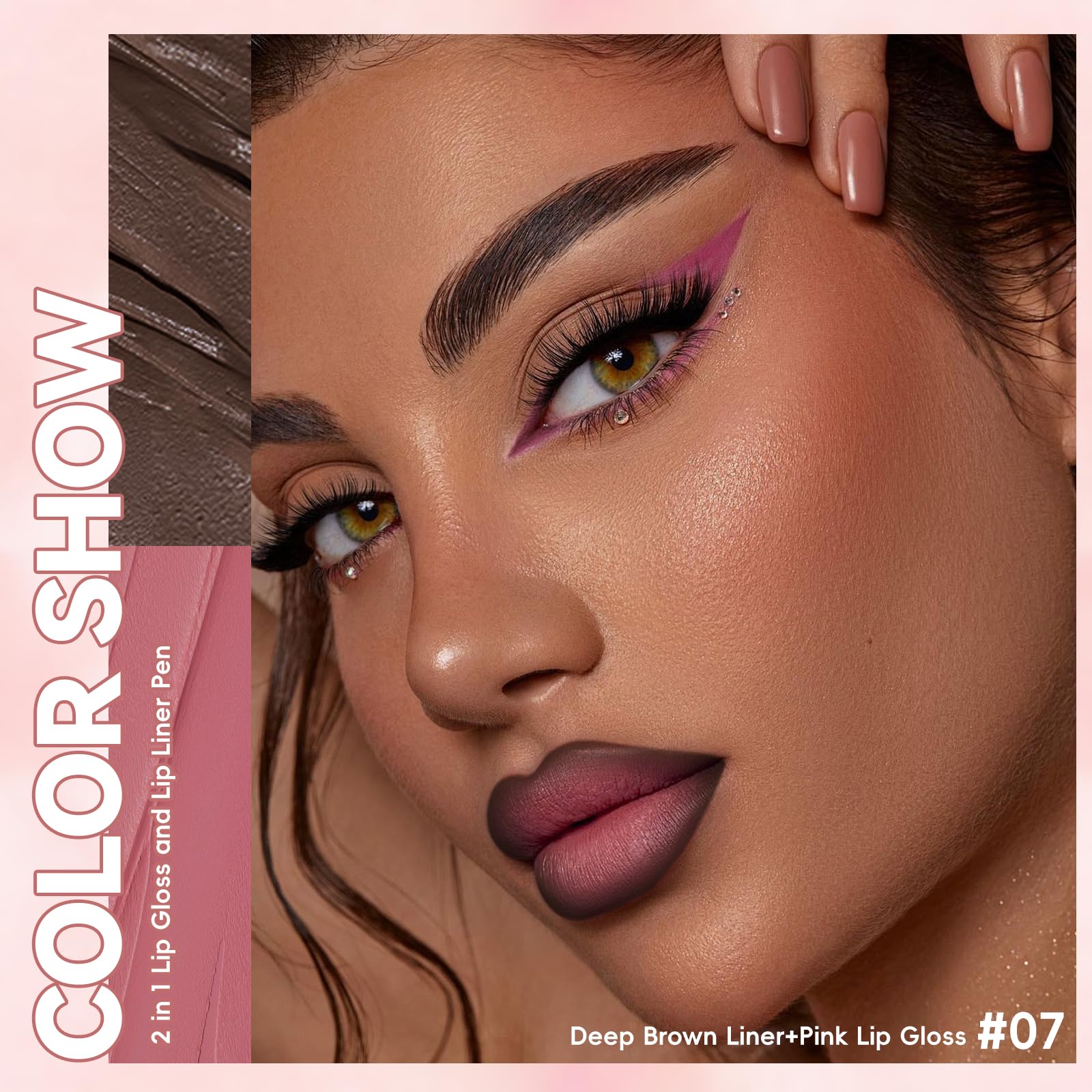 Noerrors lip combo pen 2in1-design offers precise shaping and shiny finish in one.