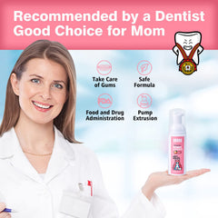 Pump designed for small hands for kids toothpaste