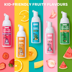 Travel-friendly NOHOO toothpaste pump design for kids