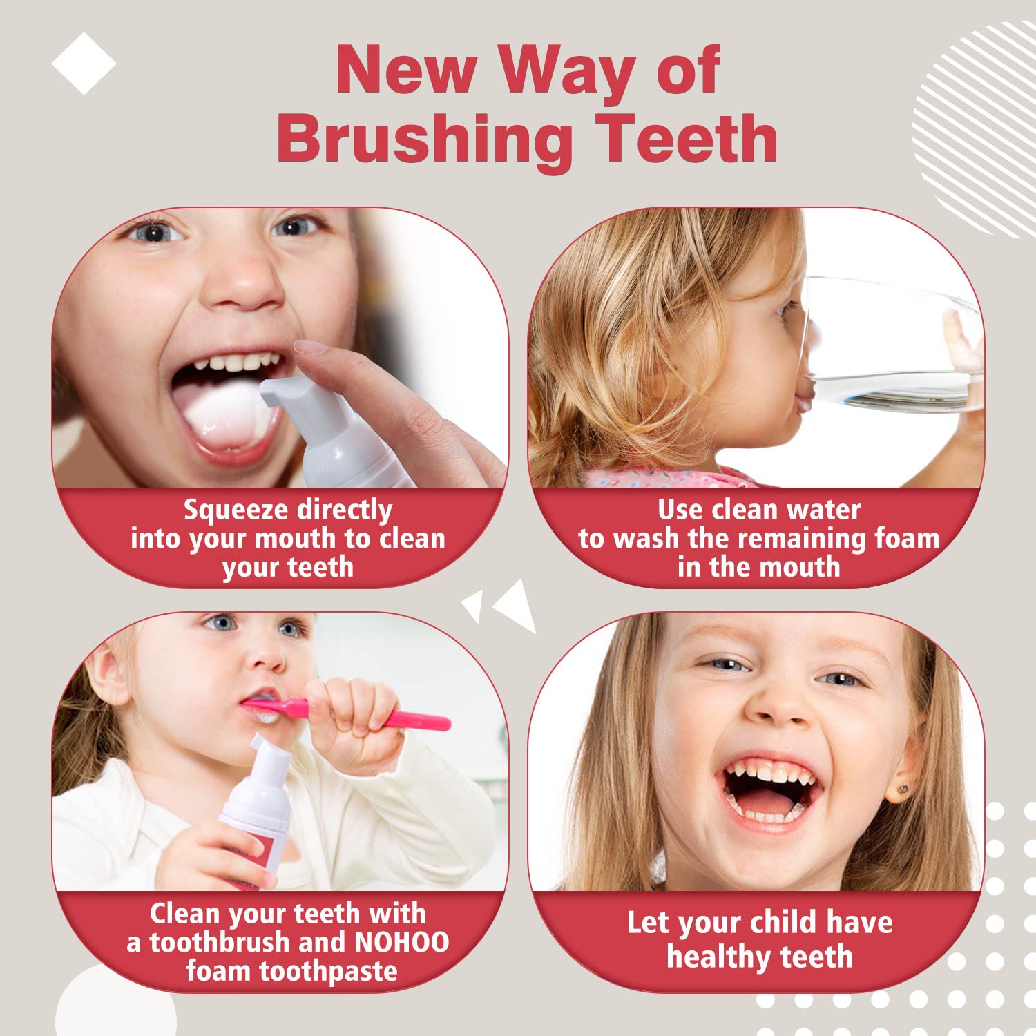 NOHOO child-friendly packaging with pump top