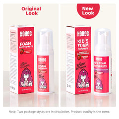 Strawberry flavour NOHOO toothpaste illustration