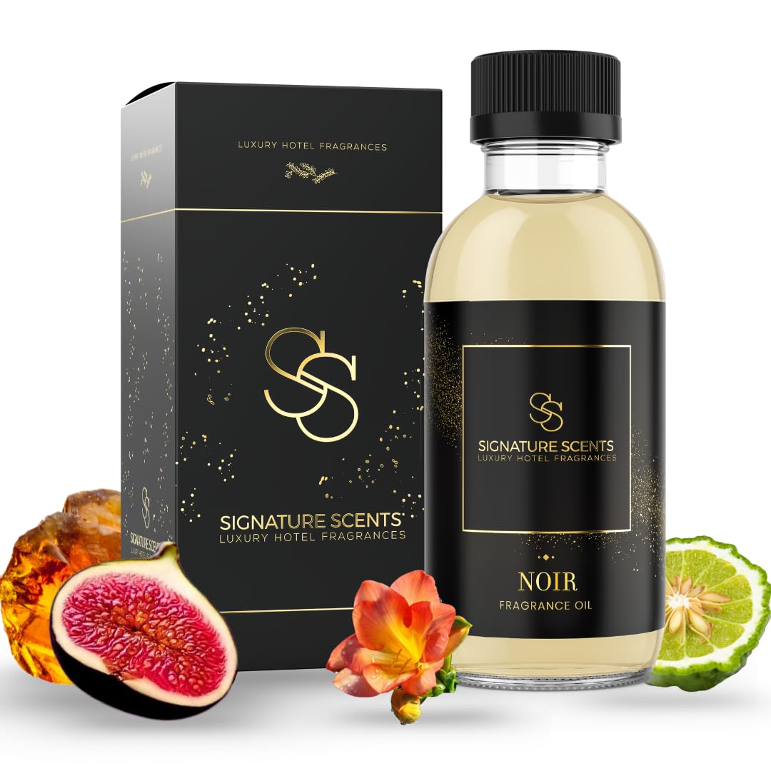 Noir diffuser oil bottle 120ml with sleek packaging
