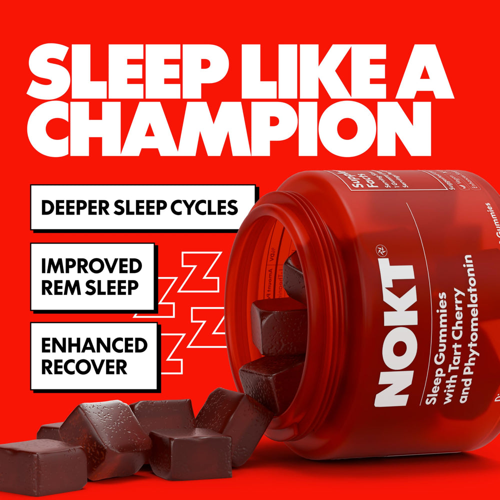 NOKT Sleep Gummies with ashwagandha and cordyceps for adaptogen support