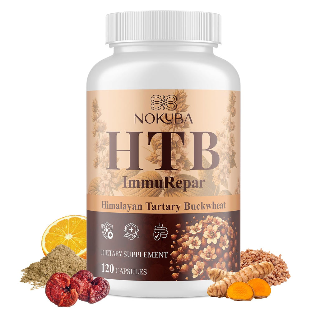 Nokuba Immune Support bottle with 120 vegan capsules