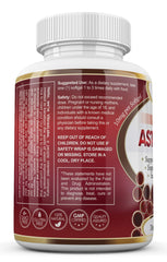 Non-GMO astaxanthin softgels product label