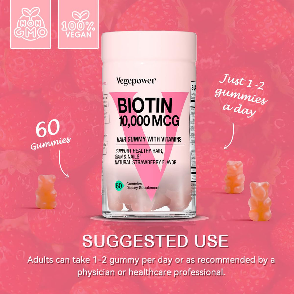 Non-GMO biotin gummies – quality tested