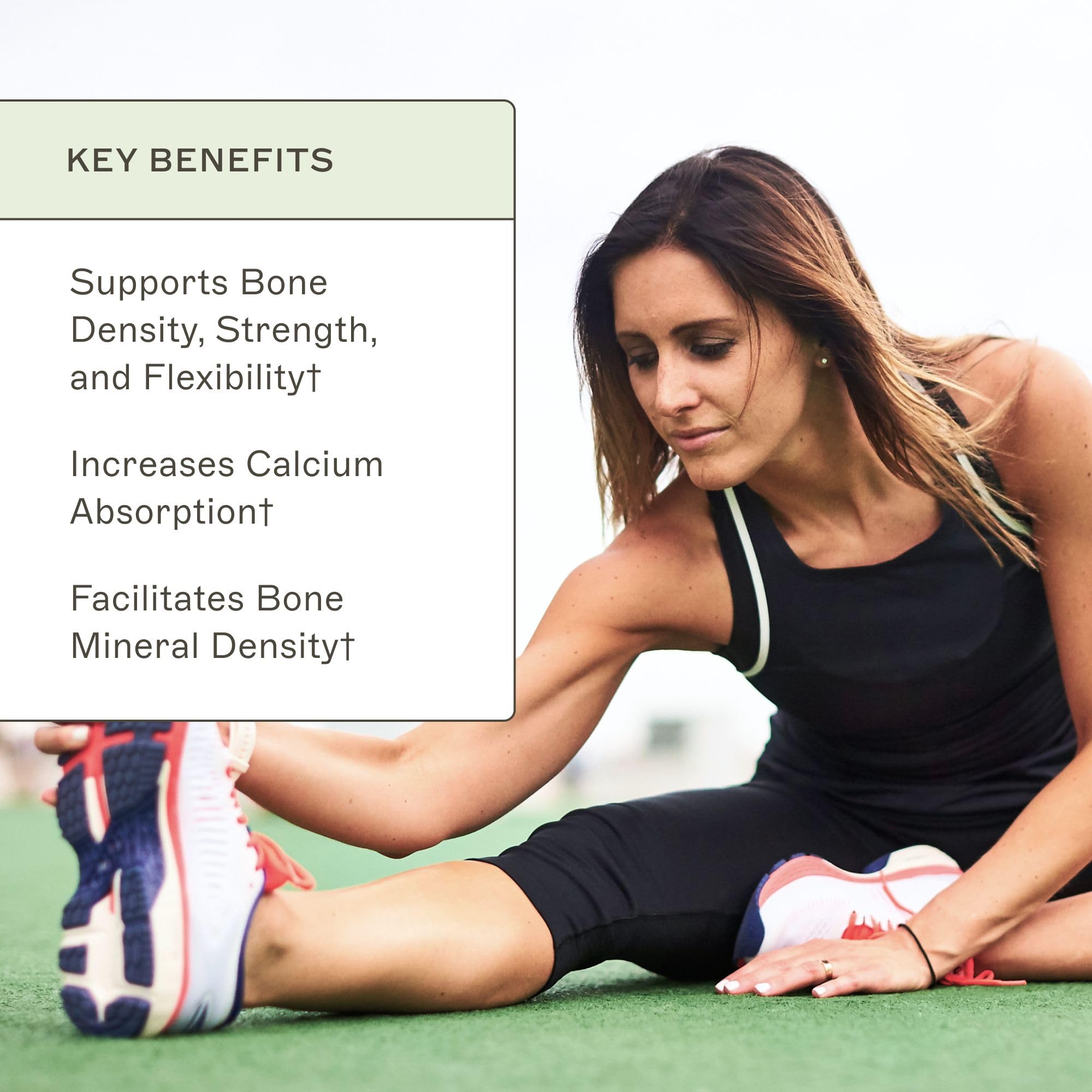 Non-GMO bone health support formula for daily use