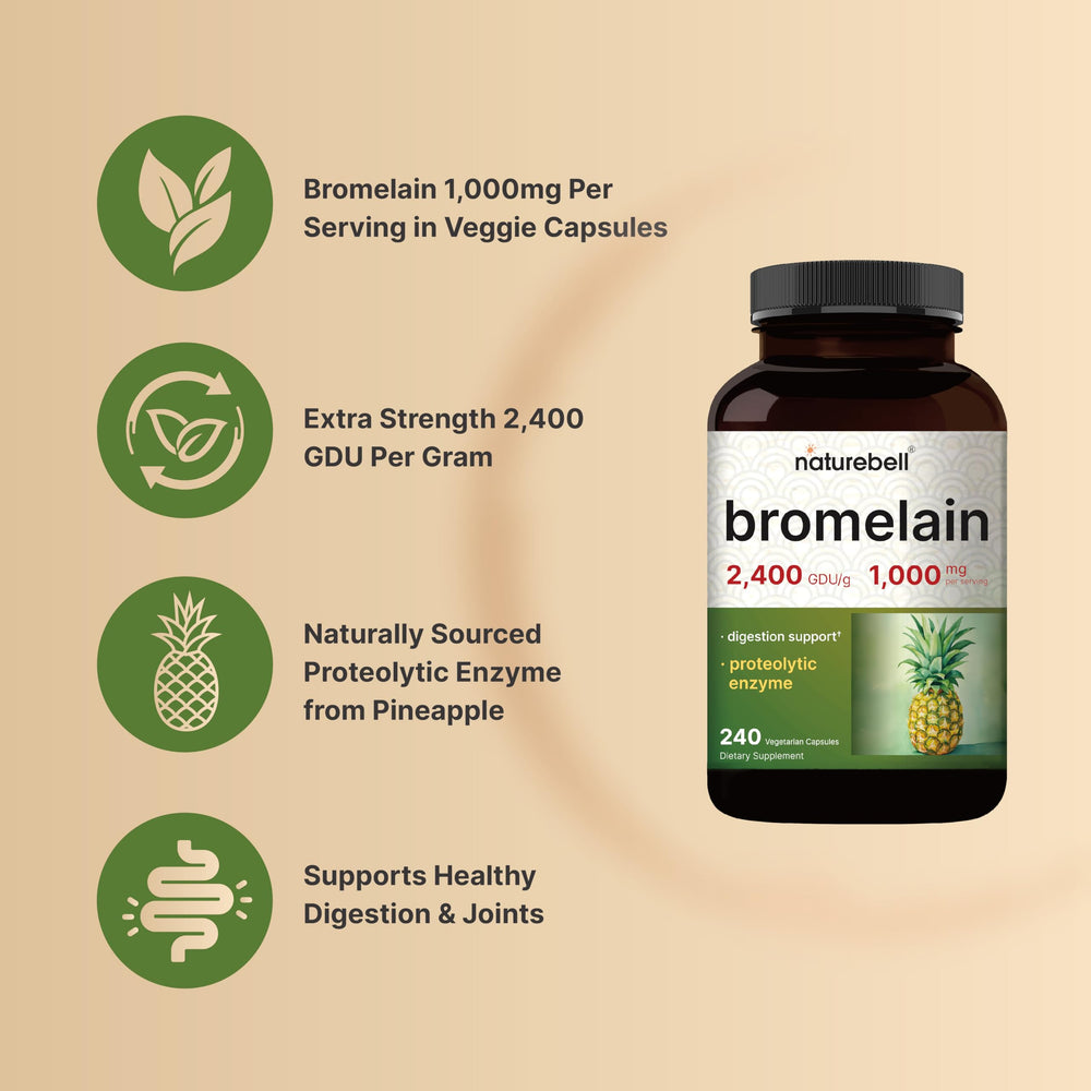 Non-GMO bromelain ingredients label