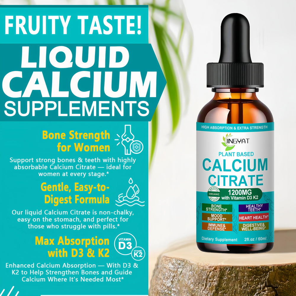 Non-GMO calcium liquid drops ingredients list
