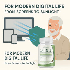 Non-GMO and gluten-free eye health formulation