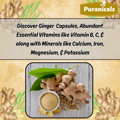 Non-GMO and Gluten-Free Ginger Capsules packaging