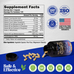 Non-GMO and gluten-free label on bottle
