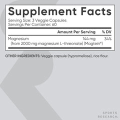 USA-made manufacturing facility for Sports Research Magtein