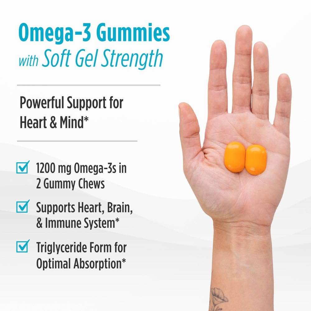 Non-GMO, Gluten & Dairy Free Omega Gummy Chews - Nordic Naturals