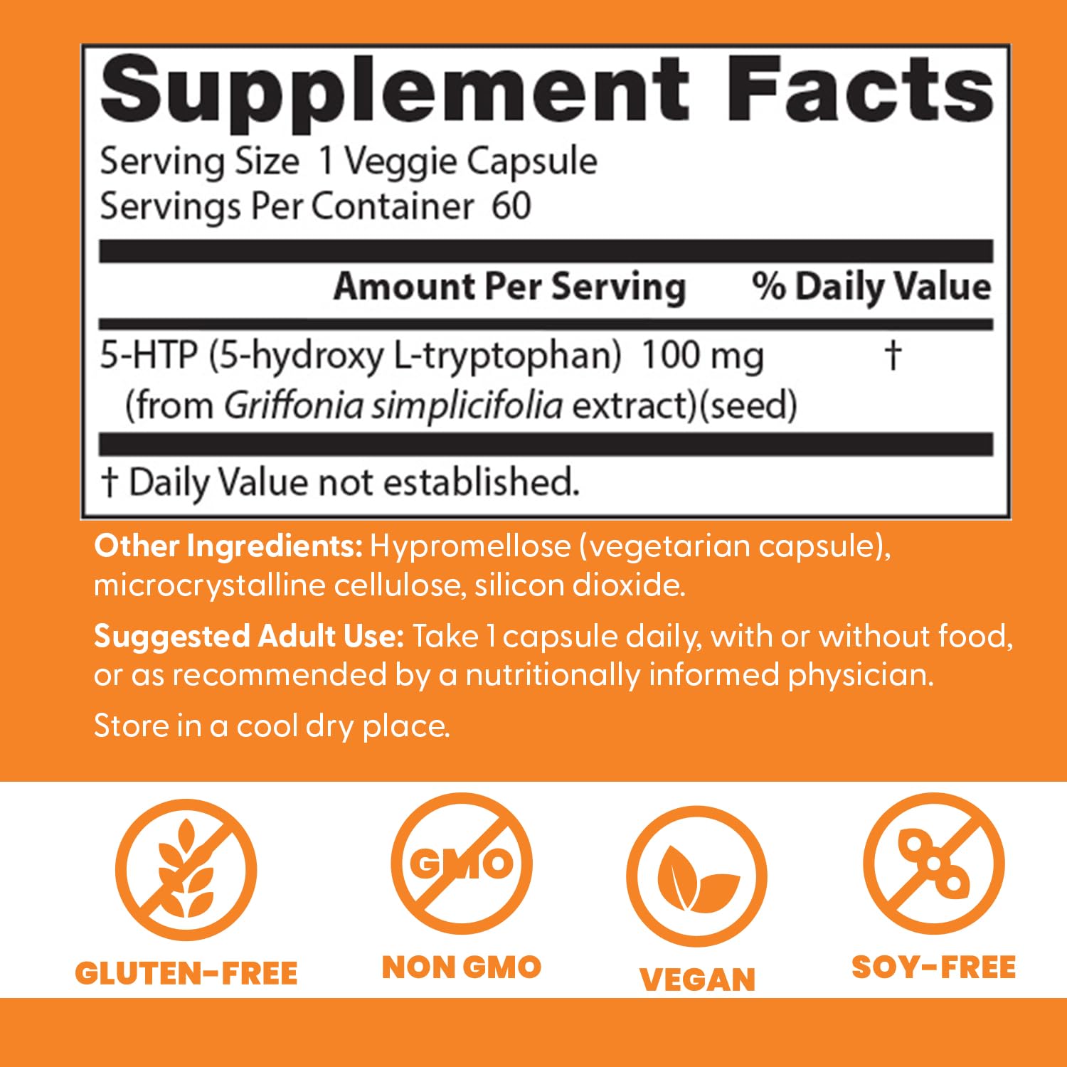 Non-GMO, gluten-free and vegan labeling