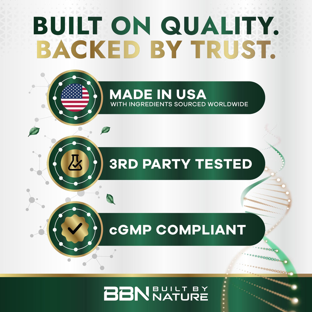 Non-GMO and GMP-certified Vitamin B12 bottle