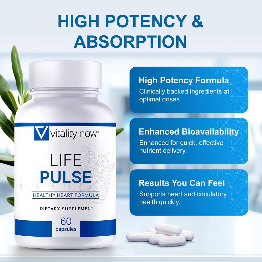 Non-GMO and GMP-certified Life Pulse label