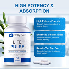 Non-GMO and GMP-certified Life Pulse label
