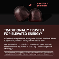 Non-GMO Horny Goat Weed Gummies with Vitamin B12