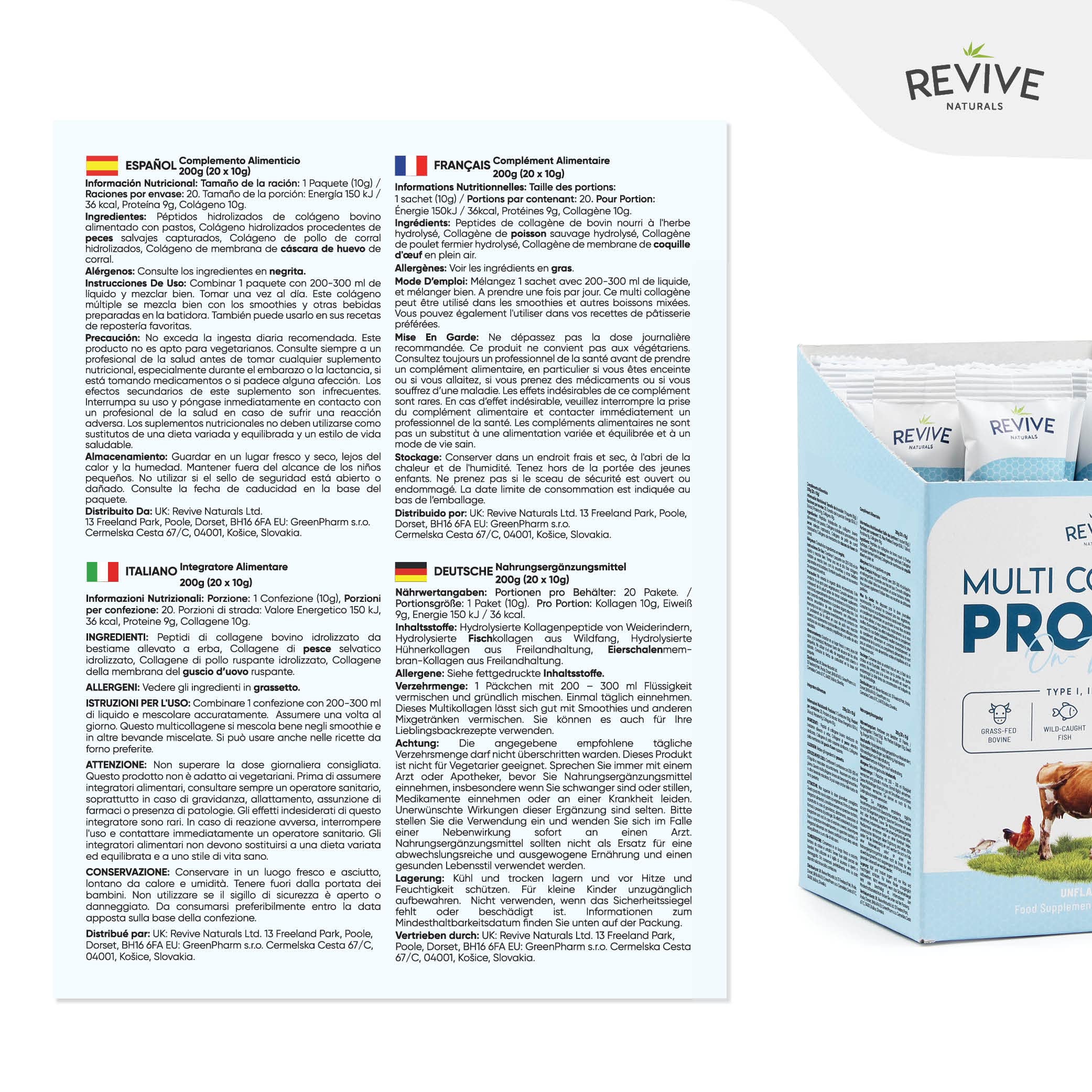 Non-GMO and Halal certification icons on packaging