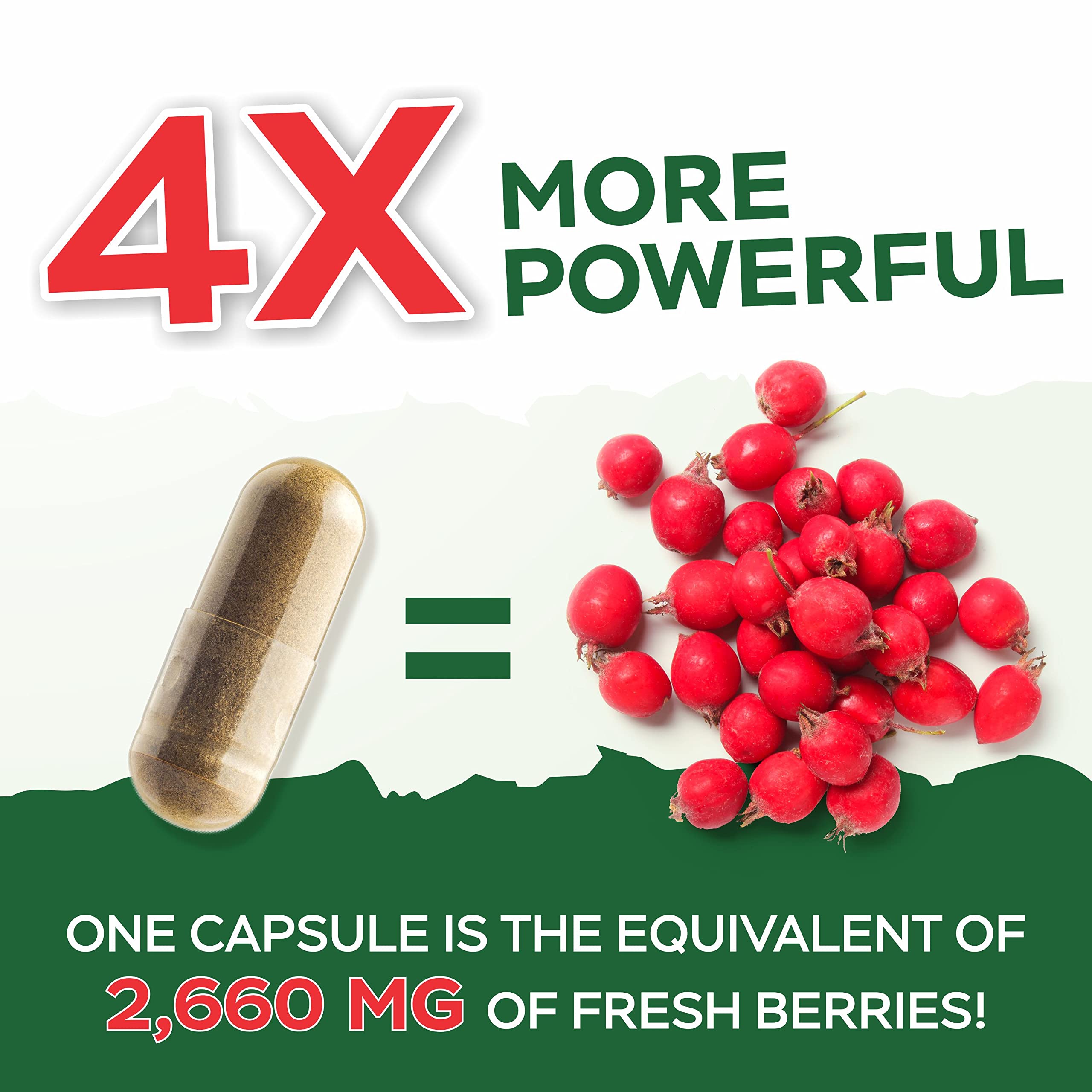 Non-GMO Hawthorn Berry supplement label