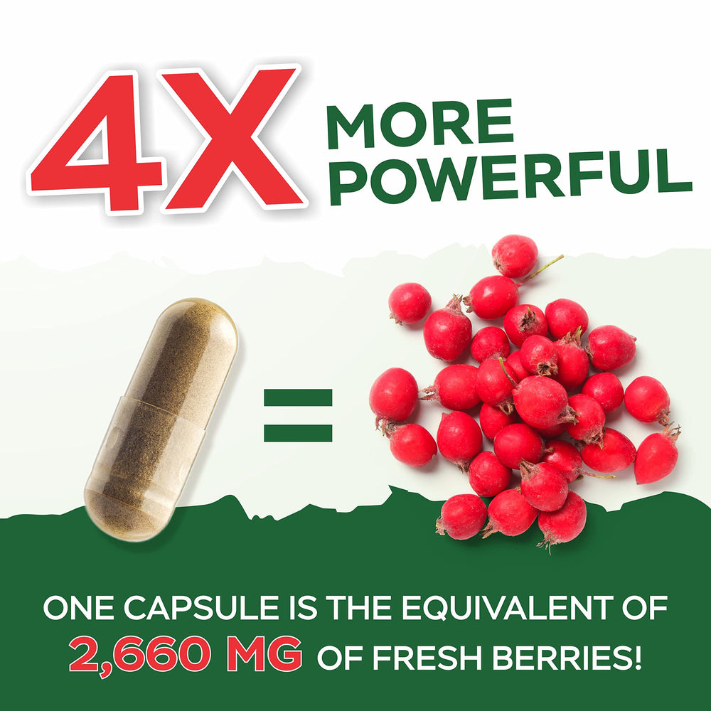 Non-GMO Hawthorn Berry supplement label