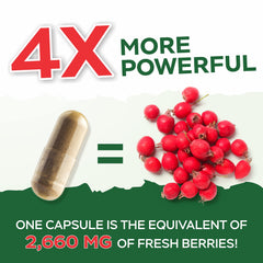 Non-GMO Hawthorn Berry supplement label