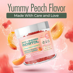 Non-GMO inositol gummies 60-count package