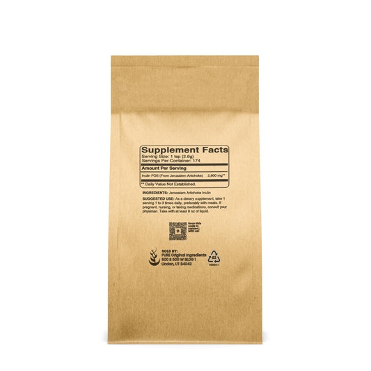 Inulin FOS derived from non-GMO Jerusalem artichoke
