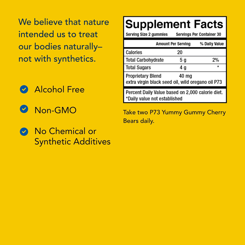 Non-GMO label on supplement bottle