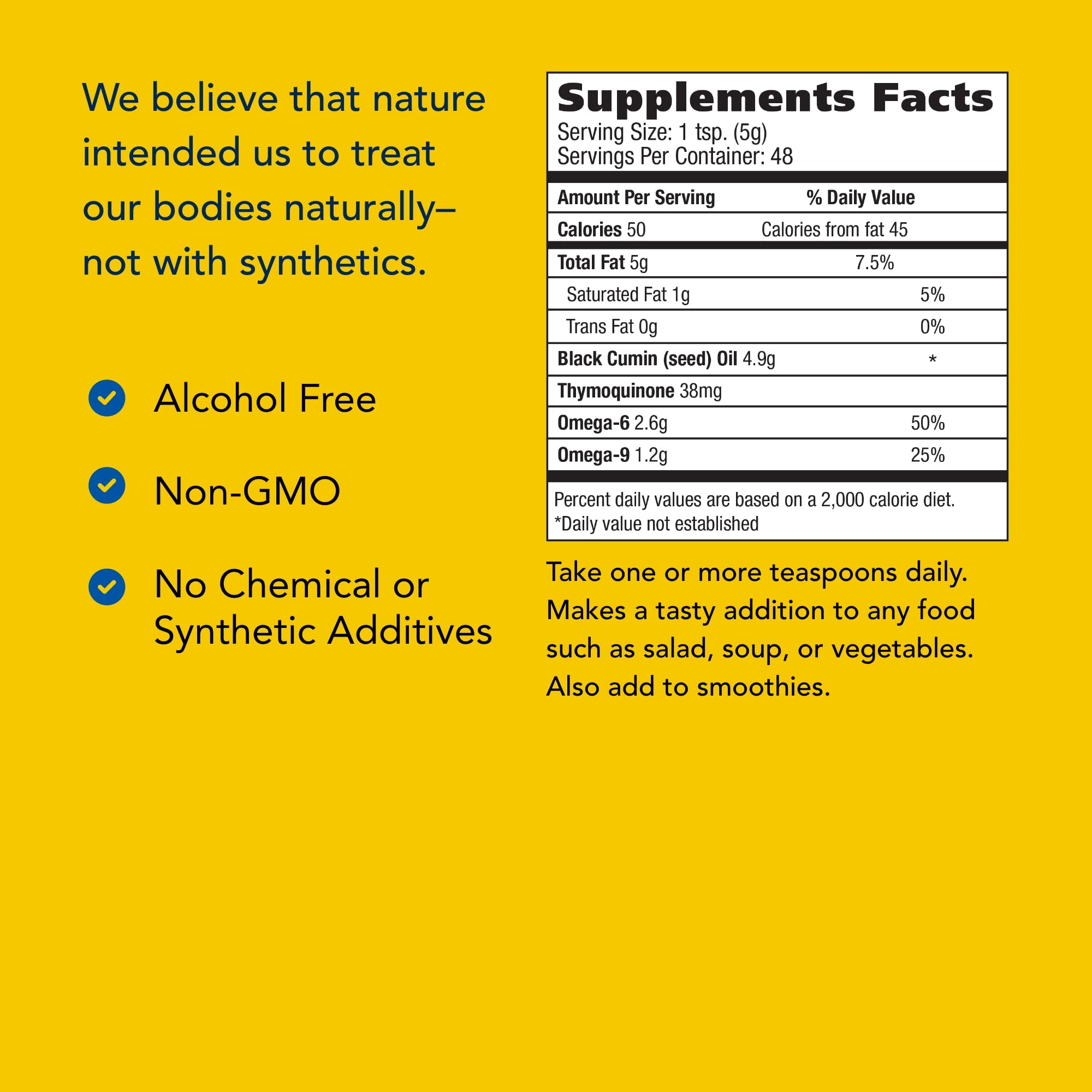 Non-GMO label on product packaging