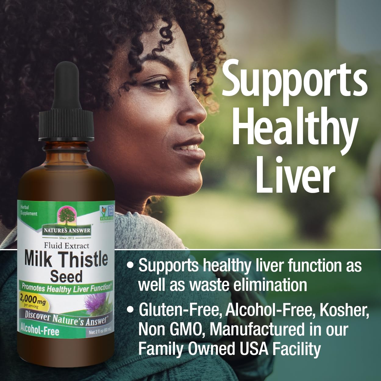 Non-GMO milk thistle supplement