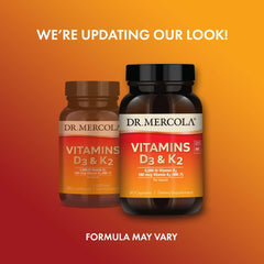 Non-GMO, soy-free and gluten-free vitamin D3 K2 formula label