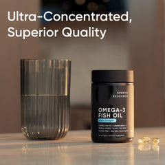 Sports Research Omega-3 non-GMO and soy-free label icon