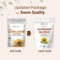 Non-GMO sunflower lecithin powder, vegan friendly