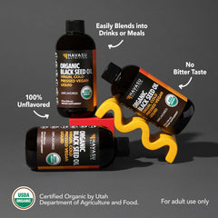 Non-GMO vegan black seed oil – 8 oz bottle